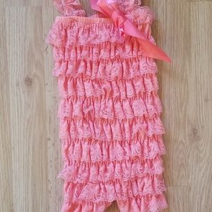 Baby girl all ruffle jumper